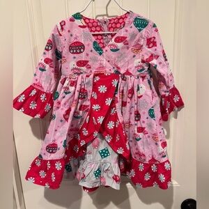 Jelly the Pug Christmas dress